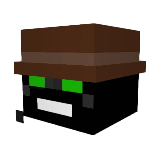 ganto1118 Minecraft avatar head, 3D render