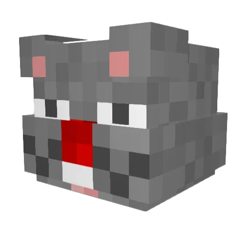 ganzi98 Minecraft avatar head, 3D render