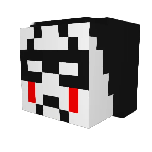 gaps2510 Minecraft avatar head, 3D render