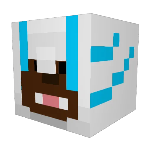 gar97 Minecraft avatar head, 3D render