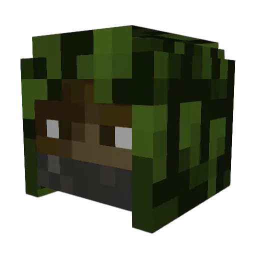 gar_gar_binks Minecraft avatar head, 3D render