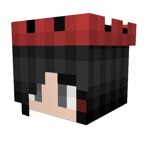 garbage_can Minecraft avatar head, 3D render