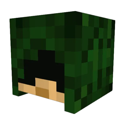 garbothegamer Minecraft avatar head, 3D render