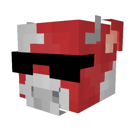 garcoob_ Minecraft avatar head, 3D render