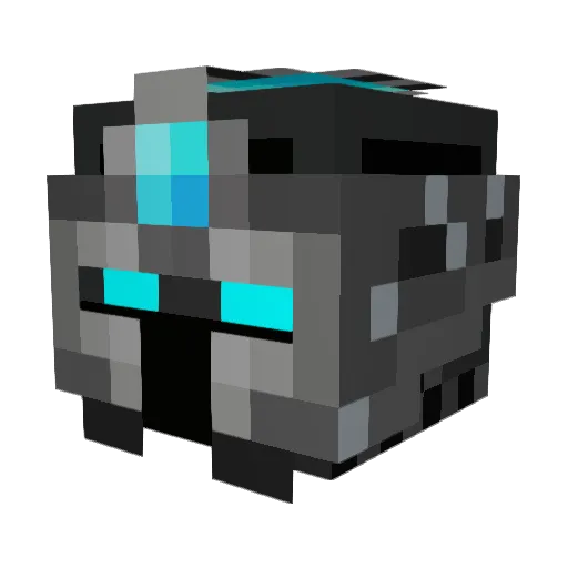 garcookie Minecraft avatar head, 3D render