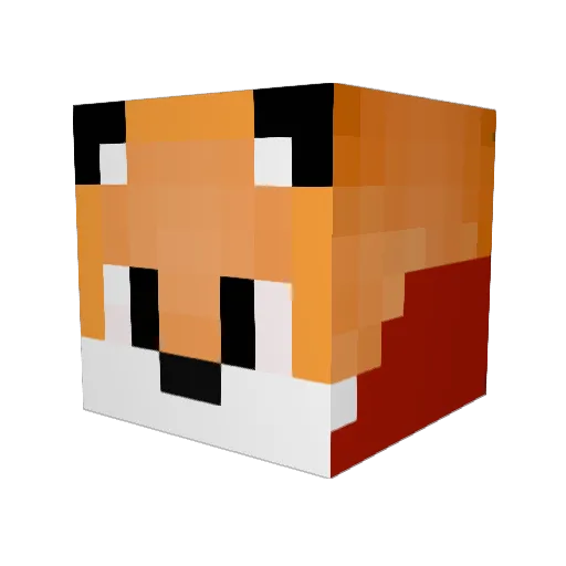 gardengh0st Minecraft avatar head, 3D render