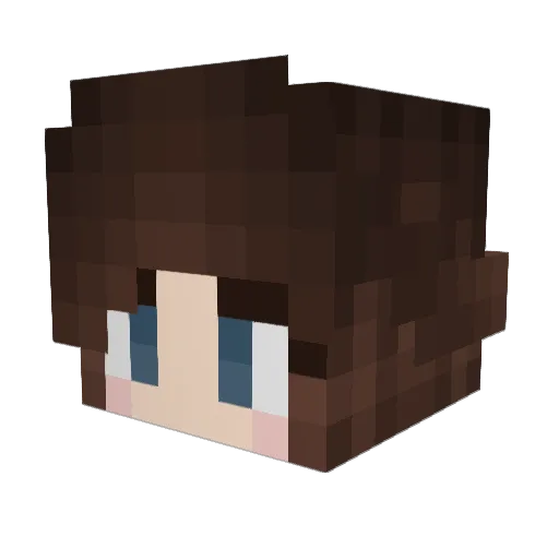 gardengnome04 Minecraft avatar head, 3D render