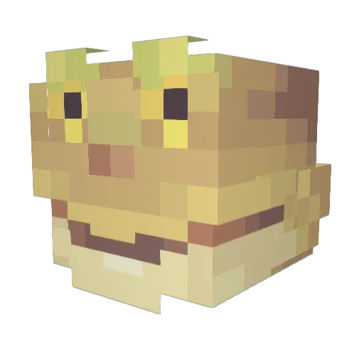 gardensalsa Minecraft avatar head, 3D render