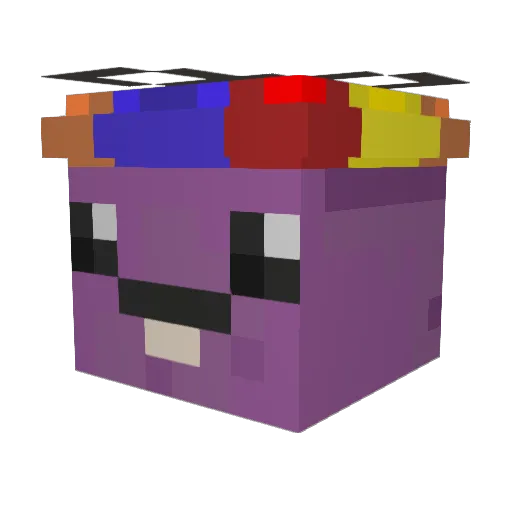 gareedan Minecraft avatar head, 3D render