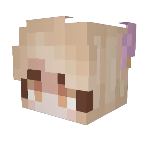 garen1127 Minecraft avatar head, 3D render