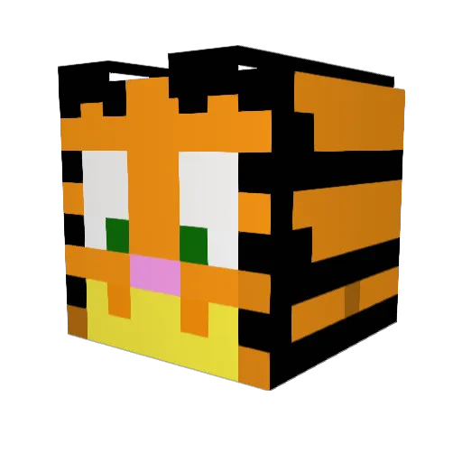 garfield241063 Minecraft avatar head, 3D render