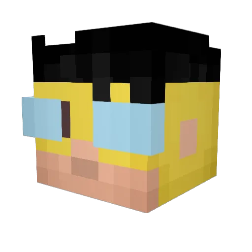 garfieldlover06 Minecraft avatar head, 3D render