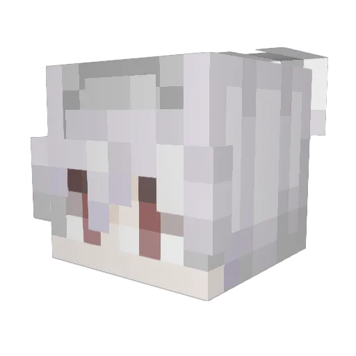 gargoyle1050 Minecraft avatar head, 3D render