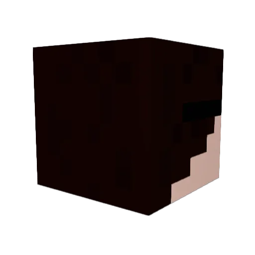 gariloce Minecraft avatar head, 3D render