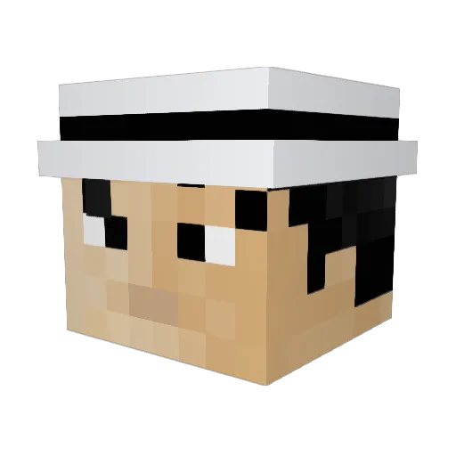 garllo Minecraft avatar head, 3D render