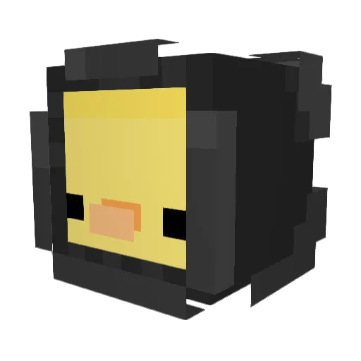 garold_kox Minecraft avatar head, 3D render