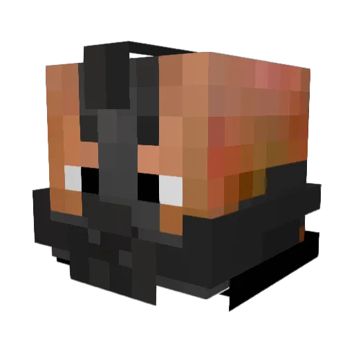 garrahomy Minecraft avatar head, 3D render