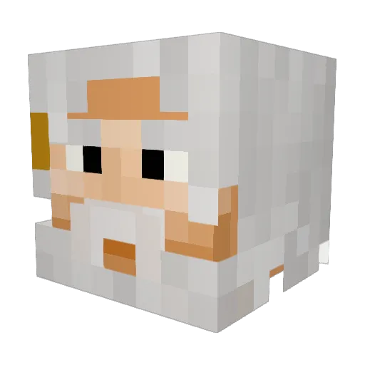 garrett0045 Minecraft avatar head, 3D render