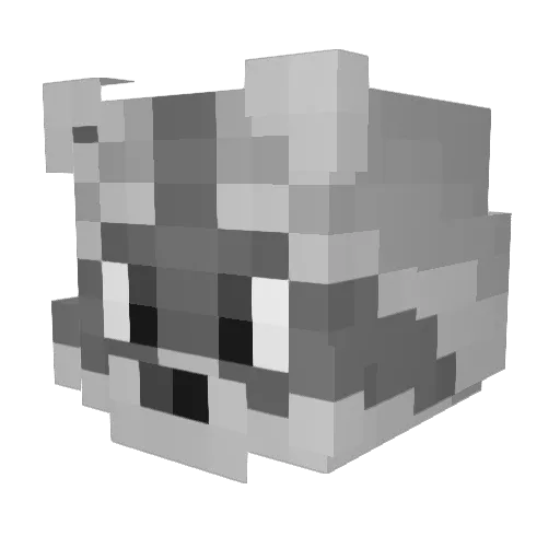 garrettcore Minecraft avatar head, 3D render