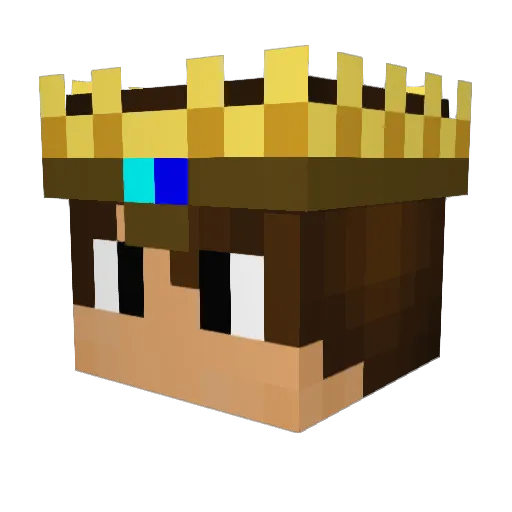 garrows69 Minecraft avatar head, 3D render