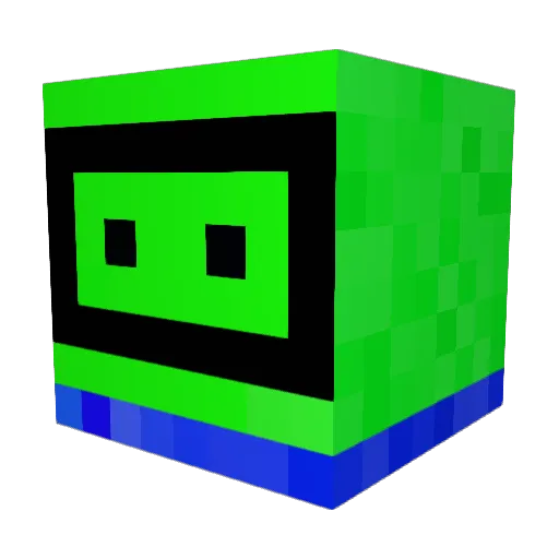 garryOP Minecraft avatar head, 3D render