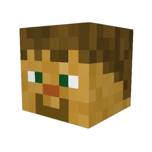garstigerBratan Minecraft avatar head, 3D render