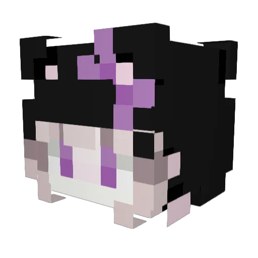 gartenzwrg Minecraft avatar head, 3D render