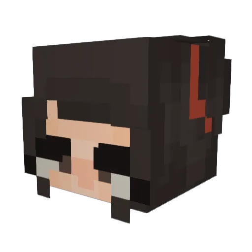 garthfart Minecraft avatar head, 3D render