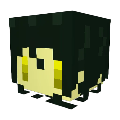 garutin Minecraft avatar head, 3D render