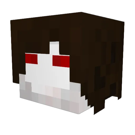 garvichman Minecraft avatar head, 3D render