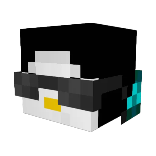 garvyg12 Minecraft avatar head, 3D render