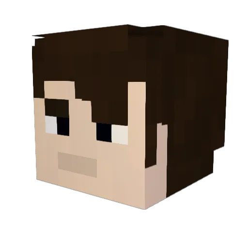 gary62045 Minecraft avatar head, 3D render