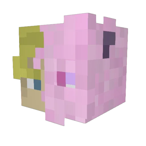 garyass0 Minecraft avatar head, 3D render