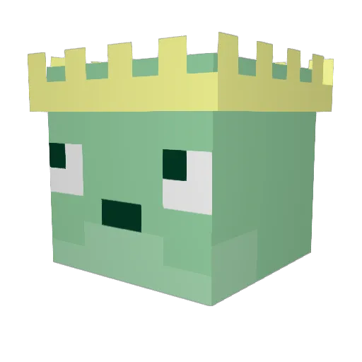 garylary Minecraft avatar head, 3D render