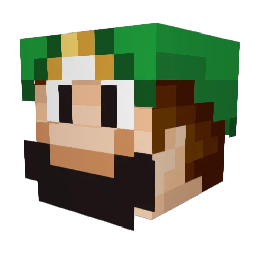 gasbiel97 Minecraft avatar head, 3D render