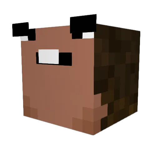 gaschamber_ Minecraft avatar head, 3D render