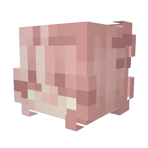 gasman001 Minecraft avatar head, 3D render