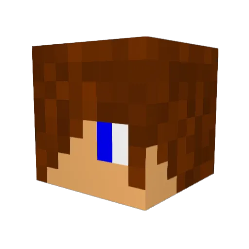 gasratt Minecraft avatar head, 3D render