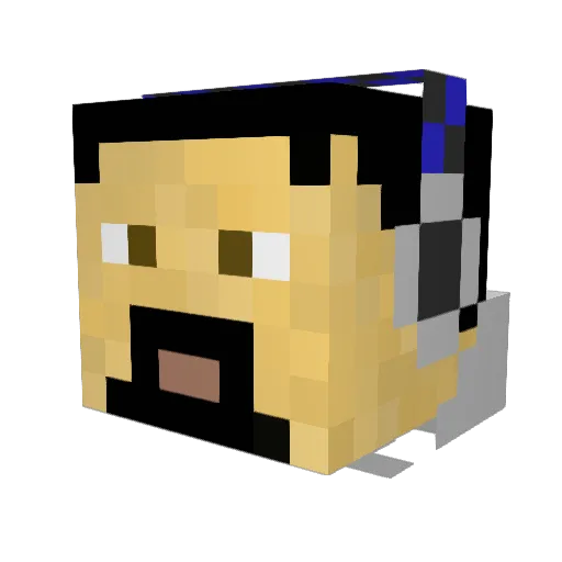 gassius_cley Minecraft avatar head, 3D render