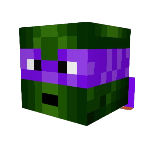 gasslerMC Minecraft avatar head, 3D render