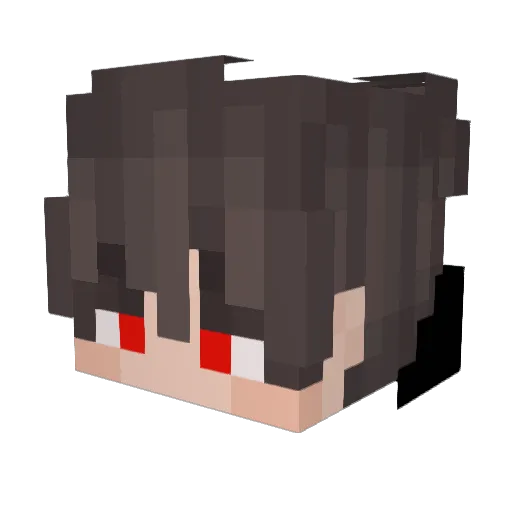 gastrop Minecraft avatar head, 3D render