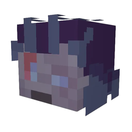gateway31 Minecraft avatar head, 3D render