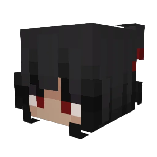 gatothugs Minecraft avatar head, 3D render