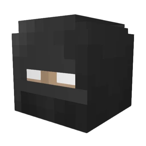 gatr2k Minecraft avatar head, 3D render