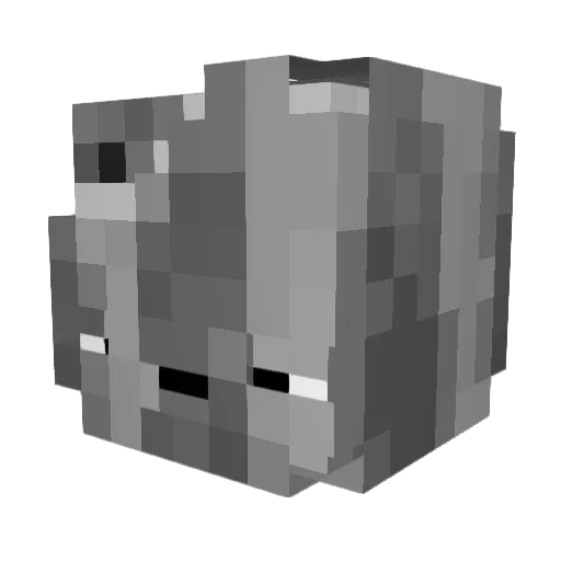 gatti268 Minecraft avatar head, 3D render