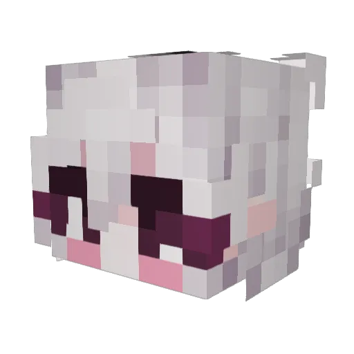 gaunaim Minecraft avatar head, 3D render