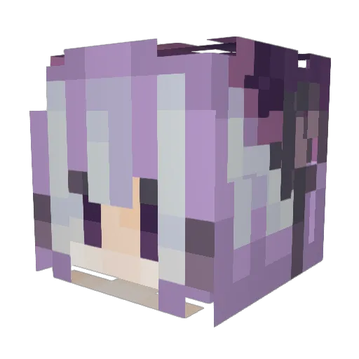 gaurdina Minecraft avatar head, 3D render
