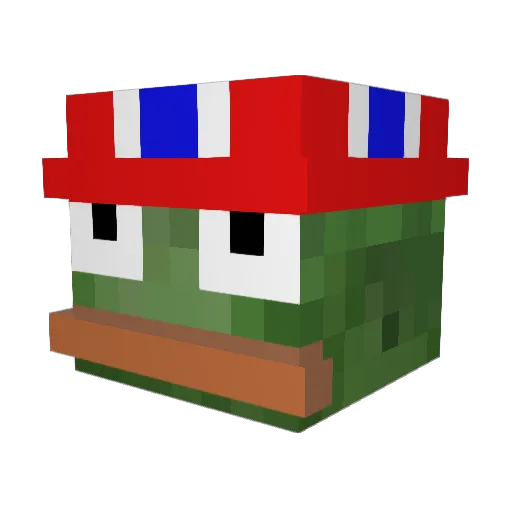 gaustad_jr Minecraft avatar head, 3D render