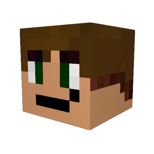gautier68 Minecraft avatar head, 3D render