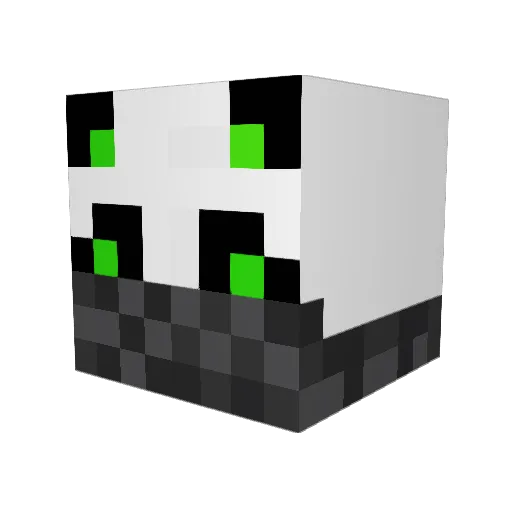 gav10up Minecraft avatar head, 3D render
